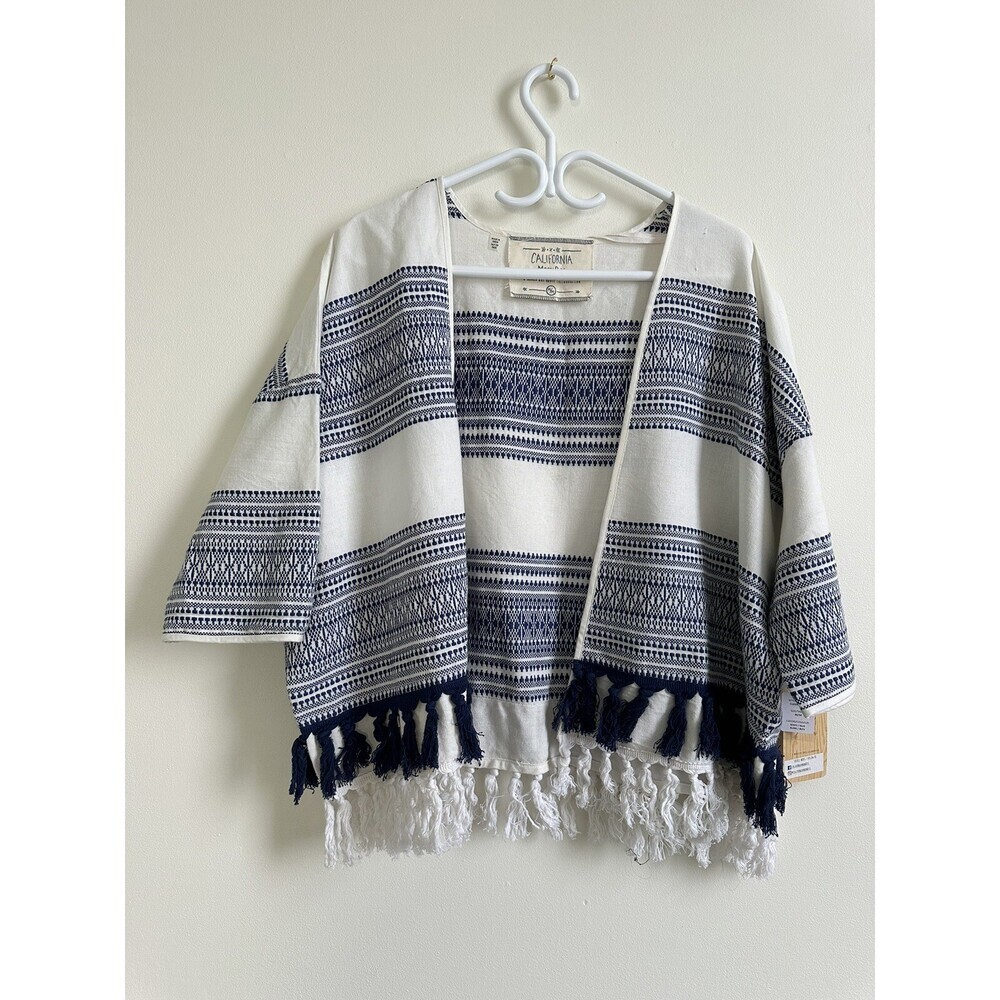 California Moonrise Fringe And Tassel Coachella Summer Boho Kimono Size M $120